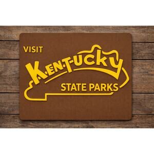 Visit Kentucky State Parks Sign Forest Camp Hike Trail National Park